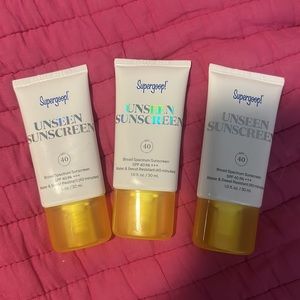 (Lot of 3)Supergoop! Unseen Sunscreen SPF 40 1.0fl oz